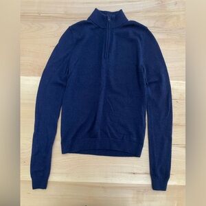 Aritzia - TNA - Merino Wool Quarter Zip Knit Sweater